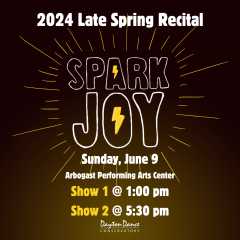 2024 Dayton Dance Conservatory Spring Recital "Spark Joy" Show One