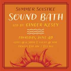 Image for Sound + Scents Summer Solstice Sound Bath