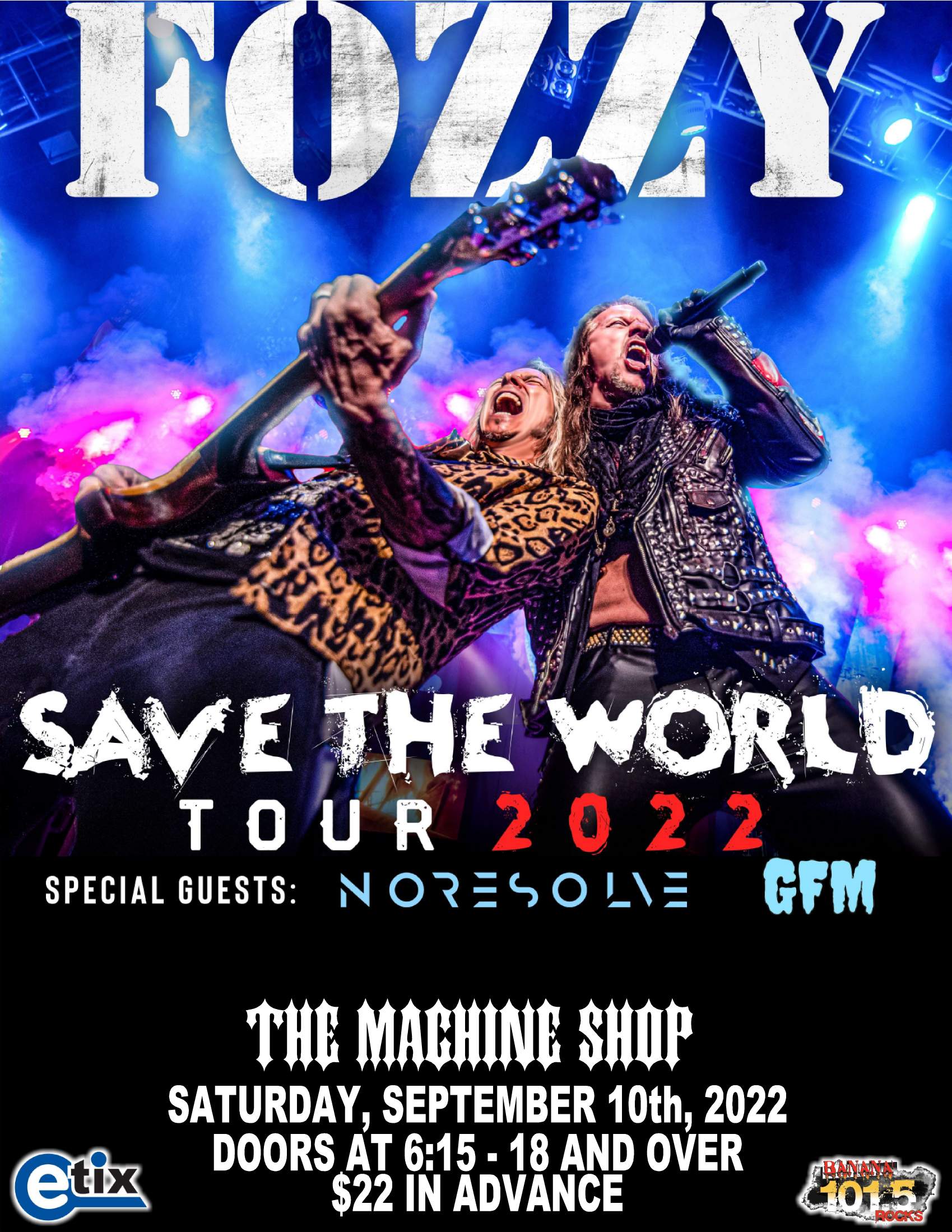 FOZZY Save the World Tour SOLD OUT tickets, presale info and more